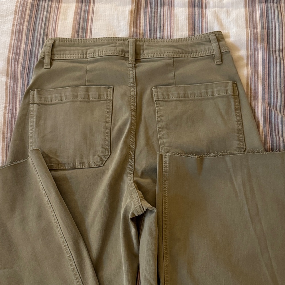 Oat New York Olive Wide Leg Jeans - Picture 5 of 5